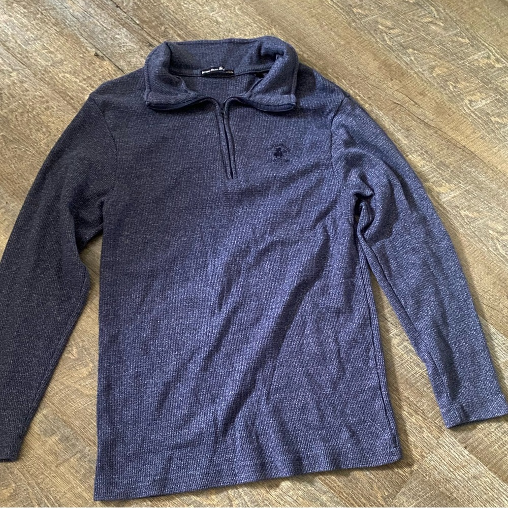 Men’s Beverly Hills Polo Club Navy Knit Pullover